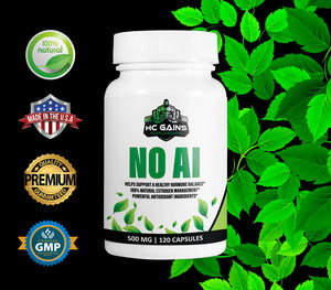 No AI Estrogen Management Supplement for Men - 100% Natural HC GAINS 